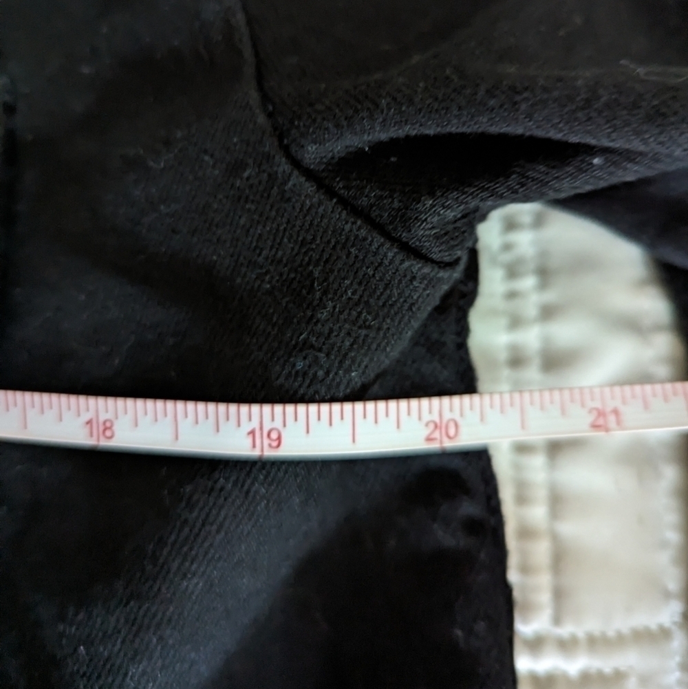 HANDMADE DIY Black Cotton South-American Oversized Cropped Jean's Jacket Small - Picture 11 of 12